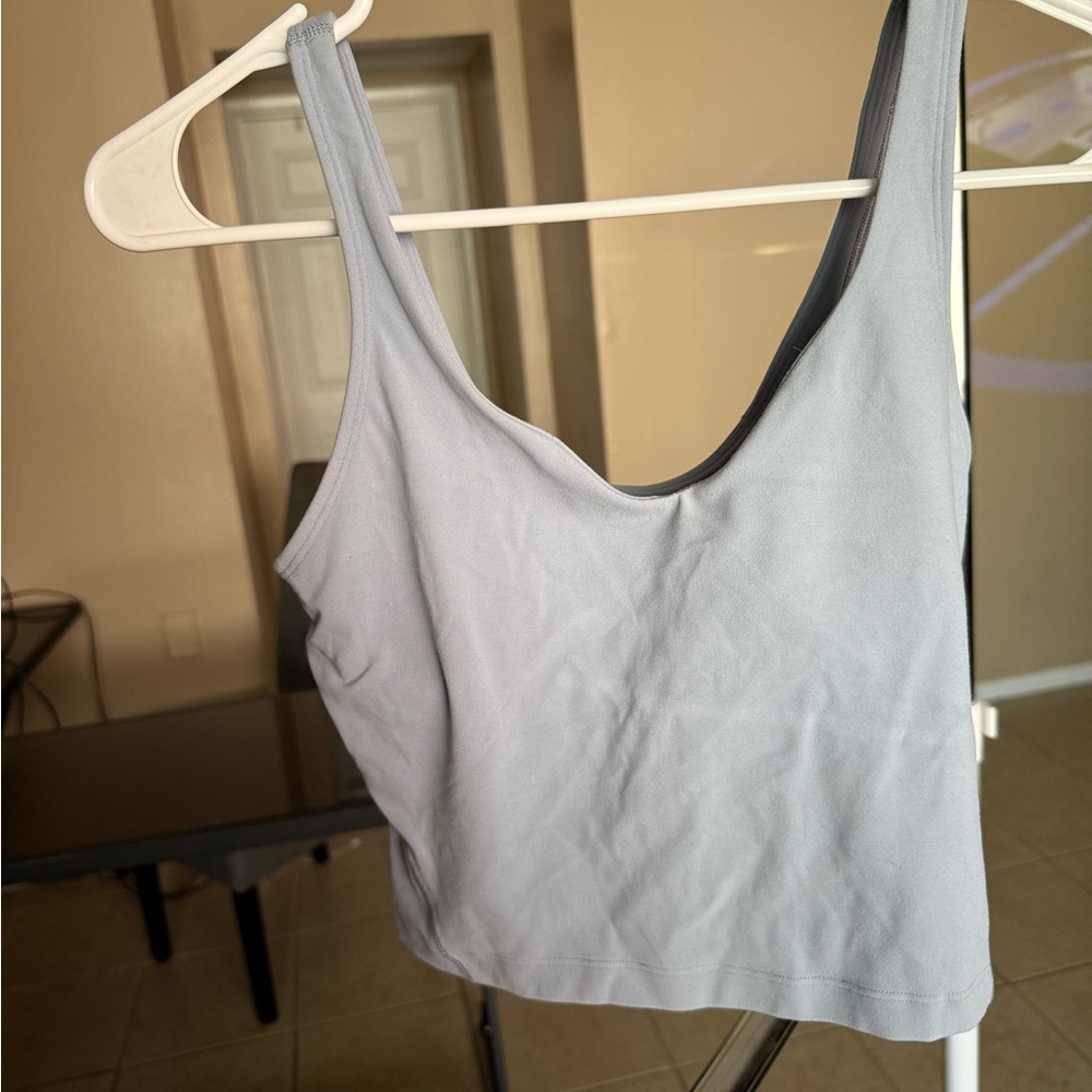 lululemon athletica Light Gray Bra Top